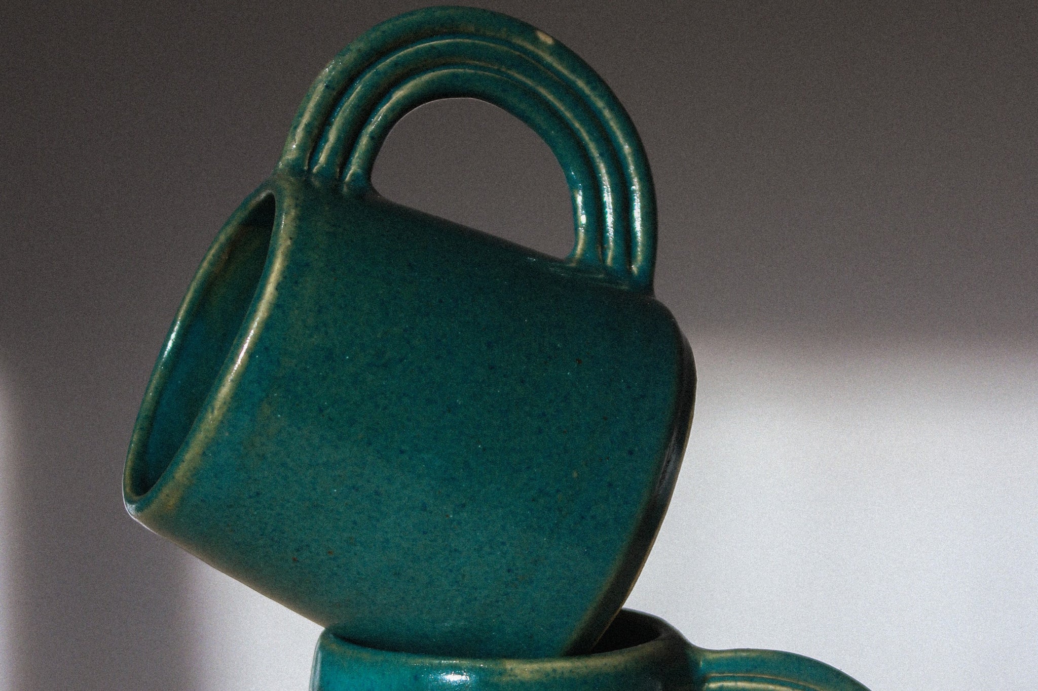 TEAL COFFEE MUGS