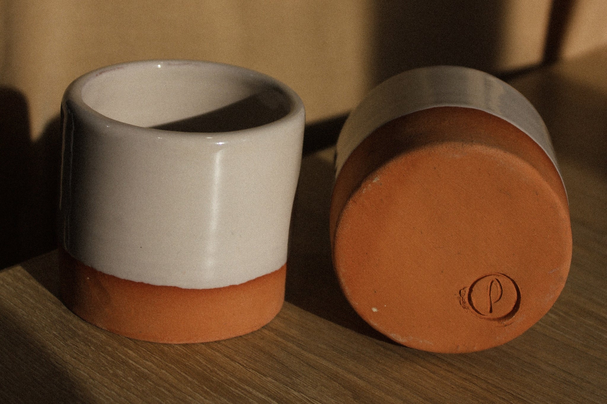 BLUSH AND TERRACOTTA MUG